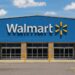 Walmart storefront in 2025 with clear blue signage