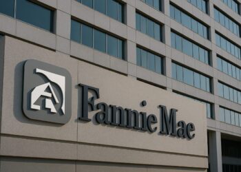 Fannie Mae building headquarters with glass windows and bold logo