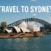 Travel to Sydney with view of Opera House and Harbour Bridge